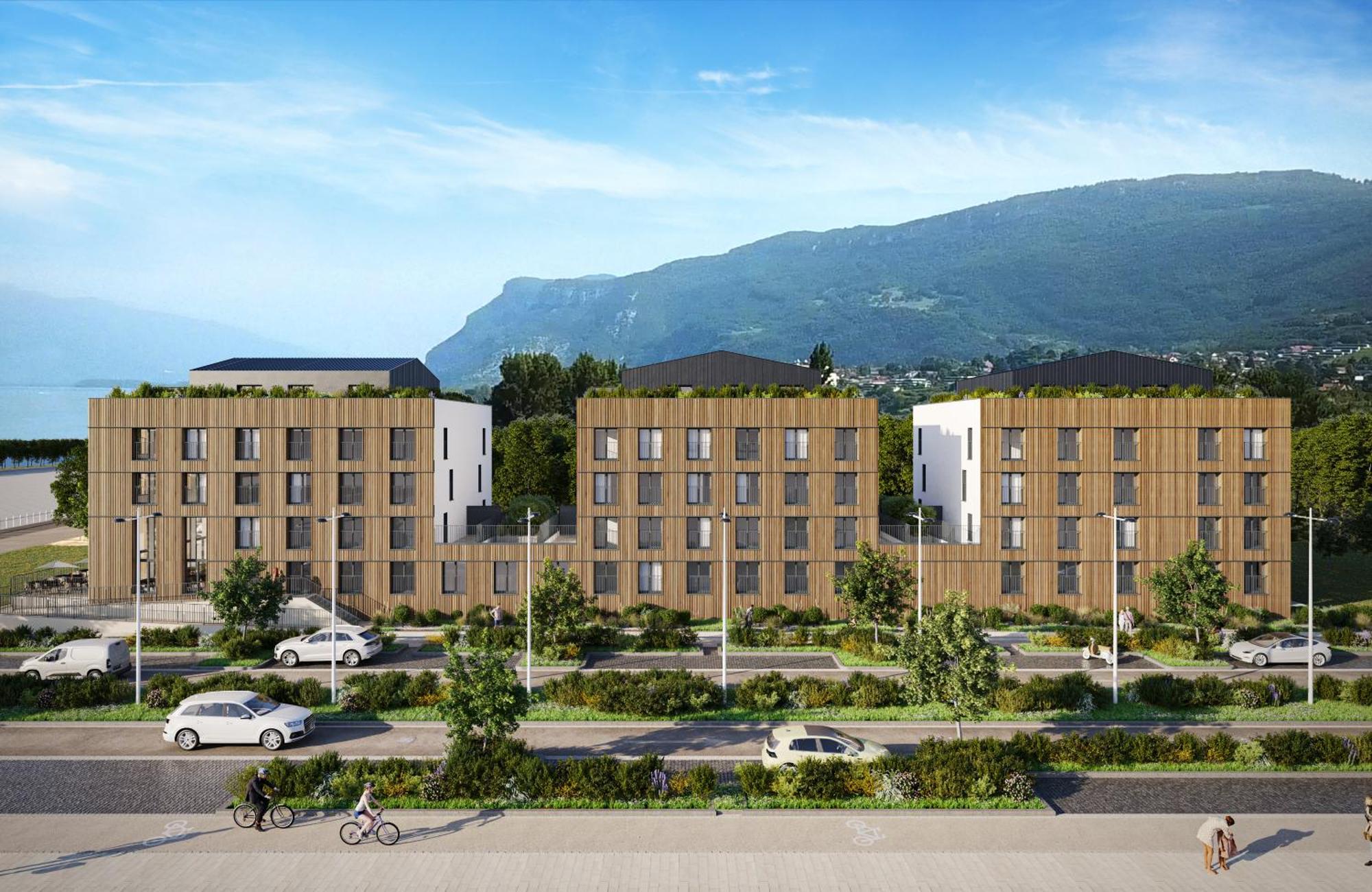Kosy Appart'Hotels - Residence Du Lac エクスレバン エクステリア 写真